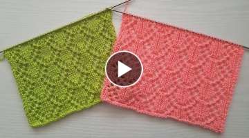Easy Lace Knit Stitch 1626