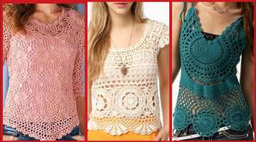 Tops crocheted in 2 stitches