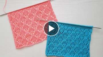 Easy Lace Knit Stitch 1625