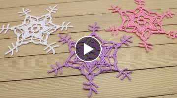 How To Crochet a Snowflake 1410