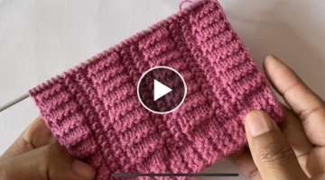 Easy Knitting Stitch Pattern 1125