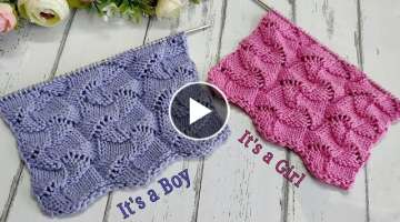 Baby Shower Knitting Stitch Pattern 1017