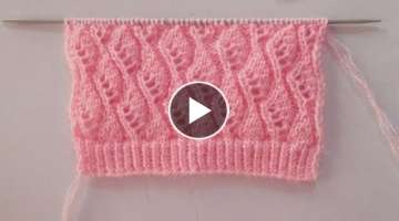 Beautiful Knitting Stitch pattern For Sweater 788