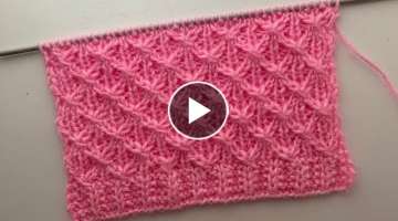Beautiful Knitting Stitch Pattern For Babies/Ladies Sweater/Jacket 1141