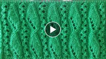 Easy Knitting Stitch Pattern For Sweater 1176