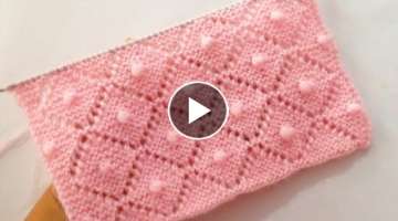 Very Beautiful Knitting Stitch Pattern For Babies Blankets/Sweater 104