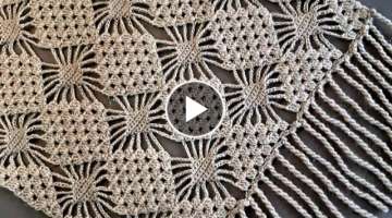 Easy crochet pattern for shawl or sarf 432
