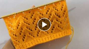 Beautiful Knitting Stitch Pattern For Sweater/Cardigan 220